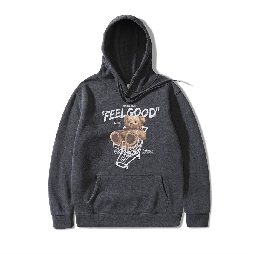 "Feeling Good" Unisex Men Women Streetwear Graphic Hoodie