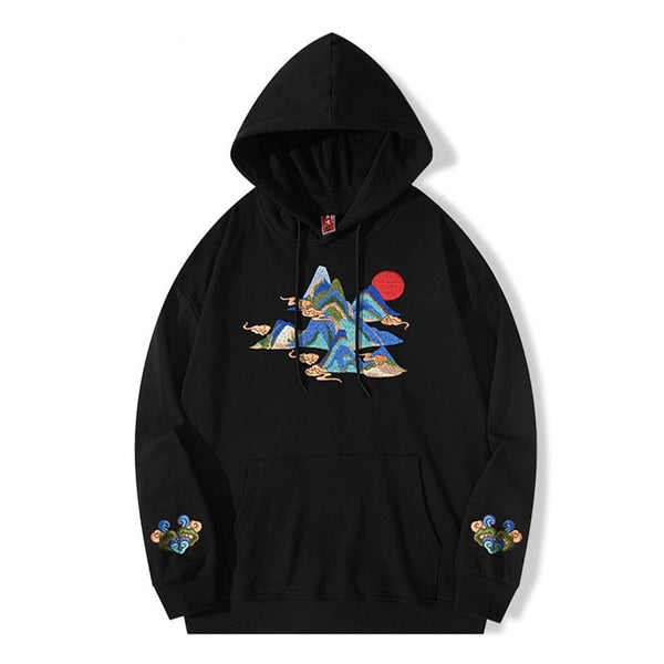 "Mountain Climb" Graphic Unisex Streetwear Vintage Women Men Y2K Hoodie