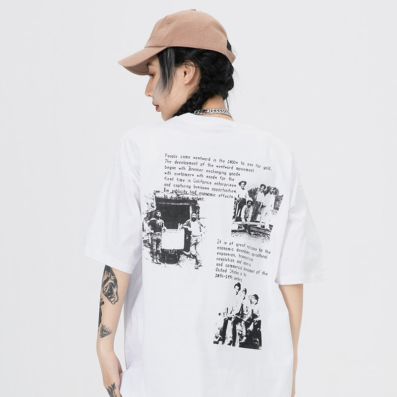 "Movie Time" Graphic Unisex Streetwear Vintage Women Men Y2K T-Shirt