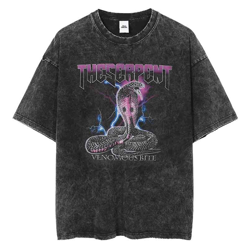 "Lighting Lock" Graphic Unisex Streetwear Vintage Women Men Y2K T-Shirt