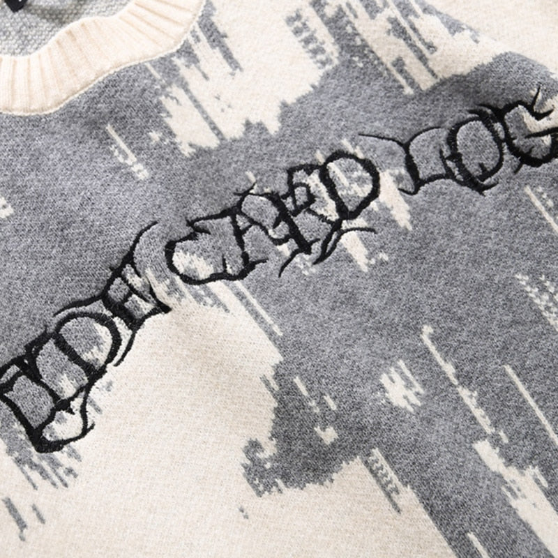 "On The Street" Graphic Unisex Streetwear Vintage Women Men Y2K Sweater