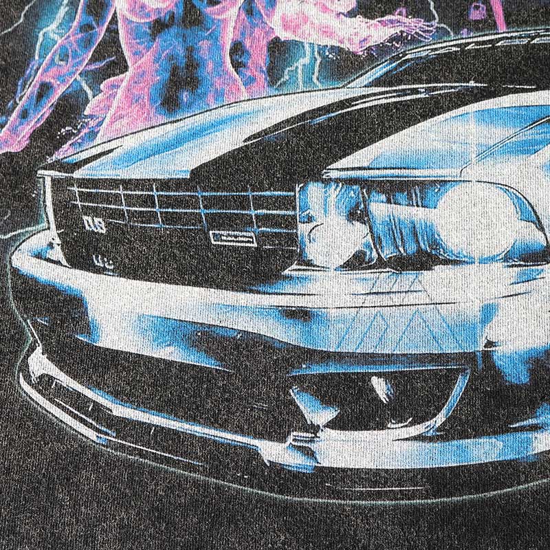 "Street Racer" Graphic Unisex Streetwear Vintage Women Men Y2K T-Shirt