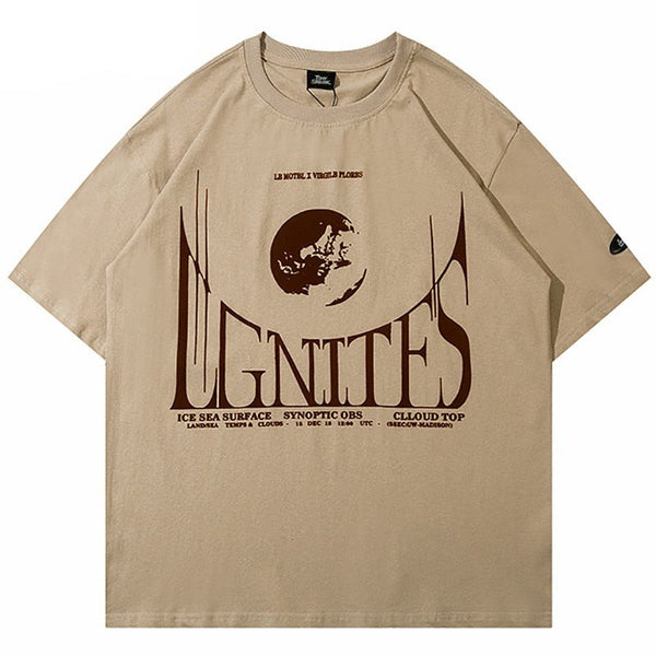 "Light The Flame" Graphic Unisex Streetwear Vintage Women Men Y2K T-Shirt