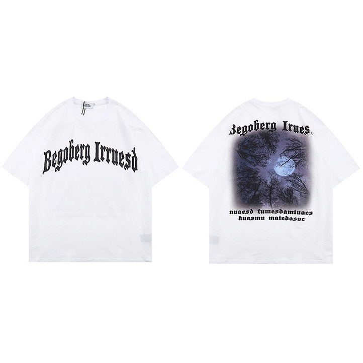 "Mid-Day" Graphic Unisex Streetwear Vintage Women Men Y2K T-Shirt