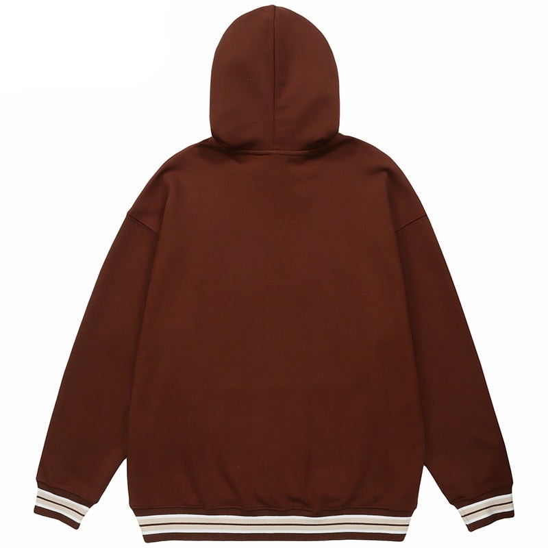"Rock & Roll" Graphic Unisex Streetwear Vintage Women Men Y2K Hoodie