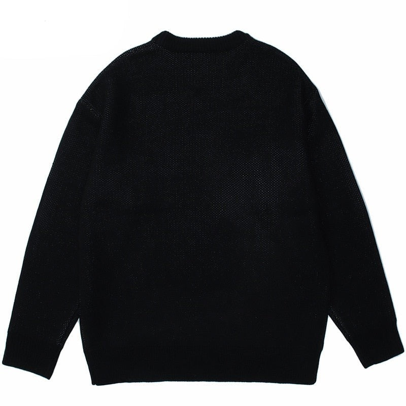"Makes More Sense" Graphic Unisex Streetwear Vintage Women Men Y2K Sweater