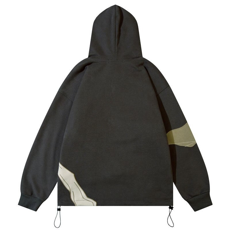 "Flatted Out" Unisex Men Women Streetwear Graphic Hoodie