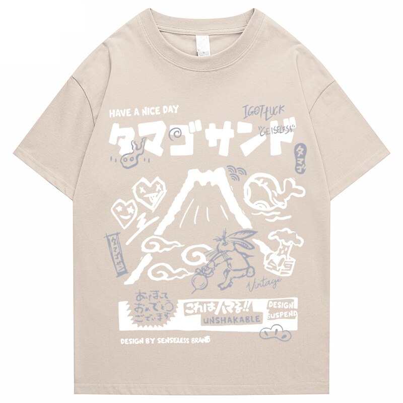 "Tall Climb" Graphic Unisex Streetwear Vintage Women Men Y2K T-Shirt