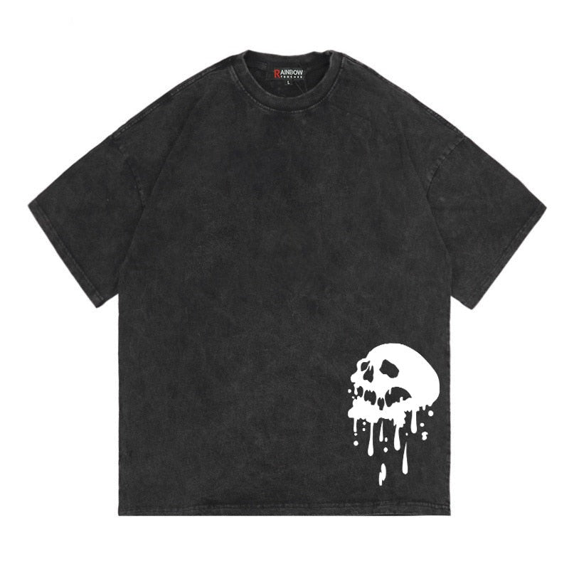 "Vintage Cross" Graphic Unisex Streetwear Vintage Women Men Y2K T-Shirt