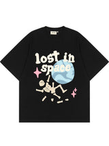 "Up In Space" Graphic Unisex Streetwear Vintage Women Men Y2K T-Shirt