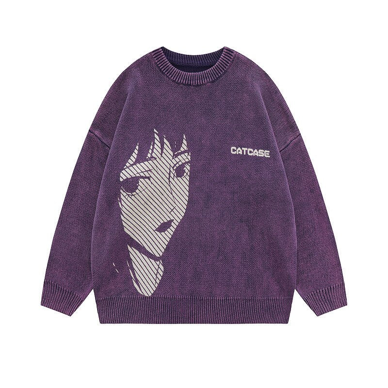 "Broken Fate" Graphic Unisex Streetwear Vintage Women Men Y2K Sweater