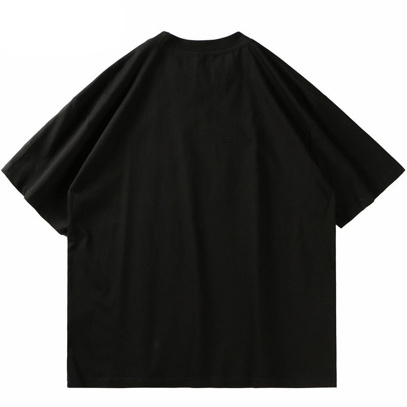 "Red Lips" Graphic Unisex Streetwear Vintage Women Men Y2K T-Shirt