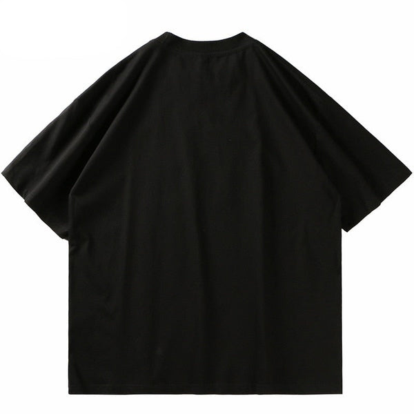 "Red Lips" Graphic Unisex Streetwear Vintage Women Men Y2K T-Shirt