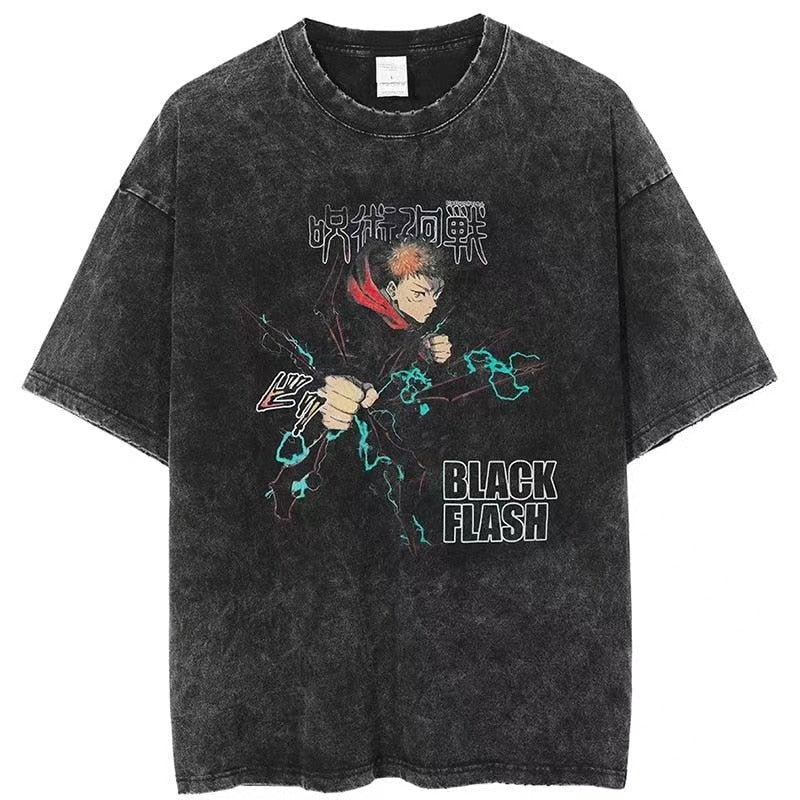 "Turn Over" Graphic Unisex Streetwear Vintage Women Men Y2K T-Shirt