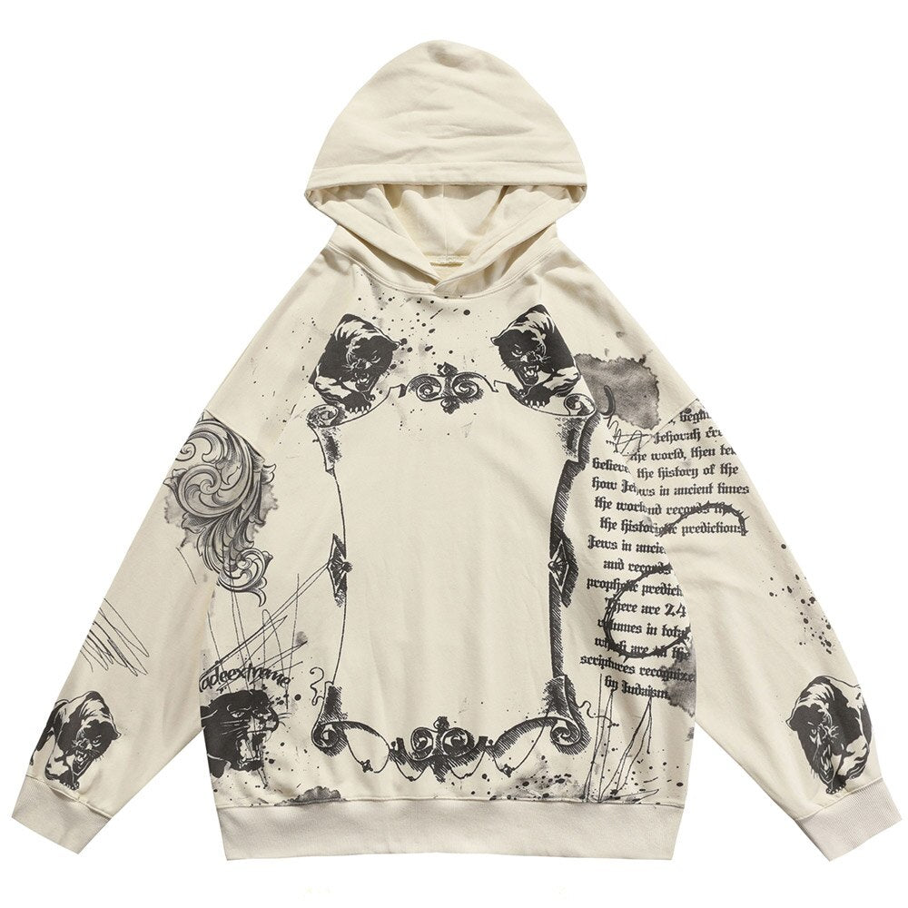 "The Fallen King" Unisex Men Women Streetwear Graphic Hoodie