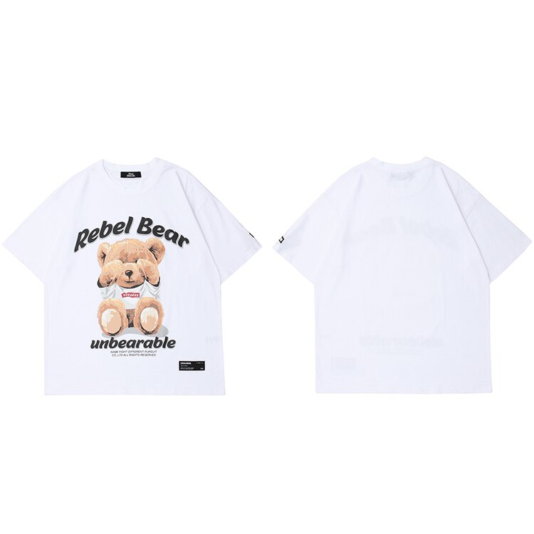 "Unbearable" Graphic Unisex Streetwear Vintage Women Men Y2K T-Shirt