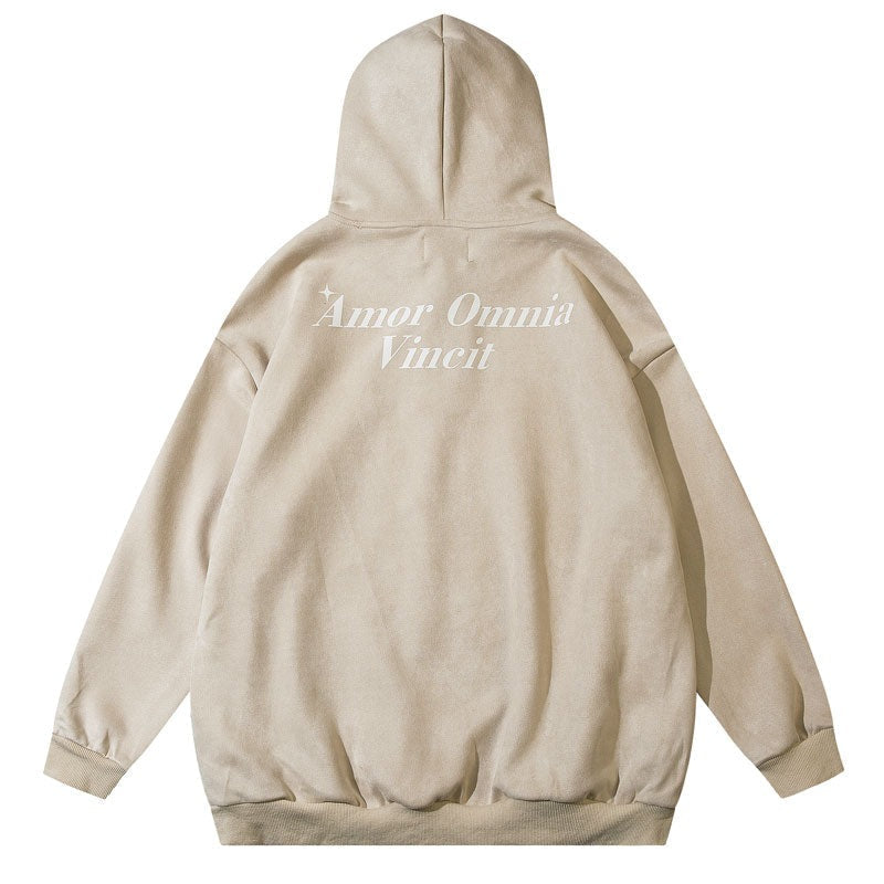 "Damaged" Graphic Unisex Streetwear Vintage Women Men Y2K Hoodie