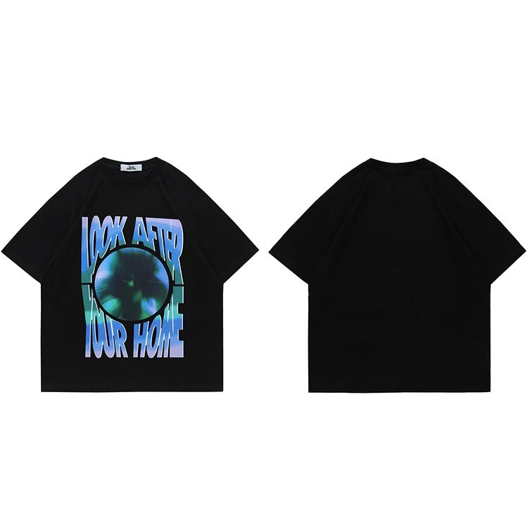 "Look At Your House" Graphic Unisex Streetwear Vintage Women Men Y2K T-Shirt