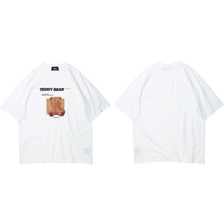 "Teddy Time" Graphic Unisex Streetwear Vintage Women Men Y2K T-Shirt