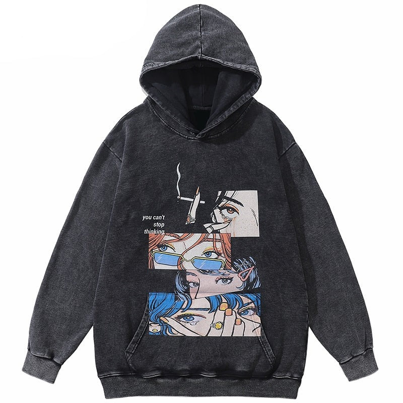 "Comic Book Drama" Unisex Men Women Streetwear Graphic Hoodie