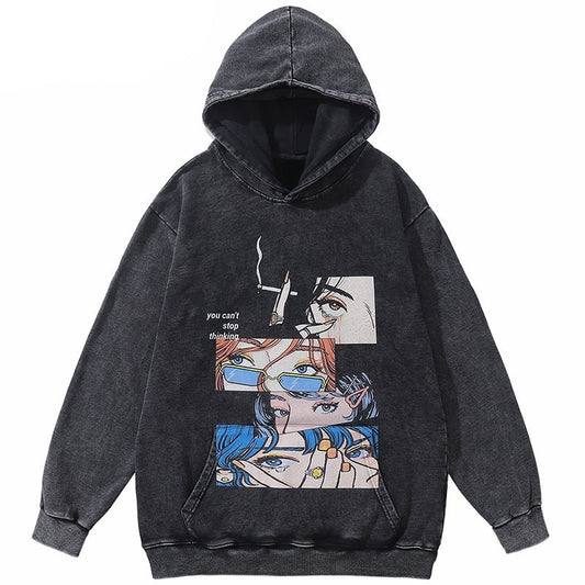 "Comic Book Drama" Unisex Men Women Streetwear Graphic Hoodie