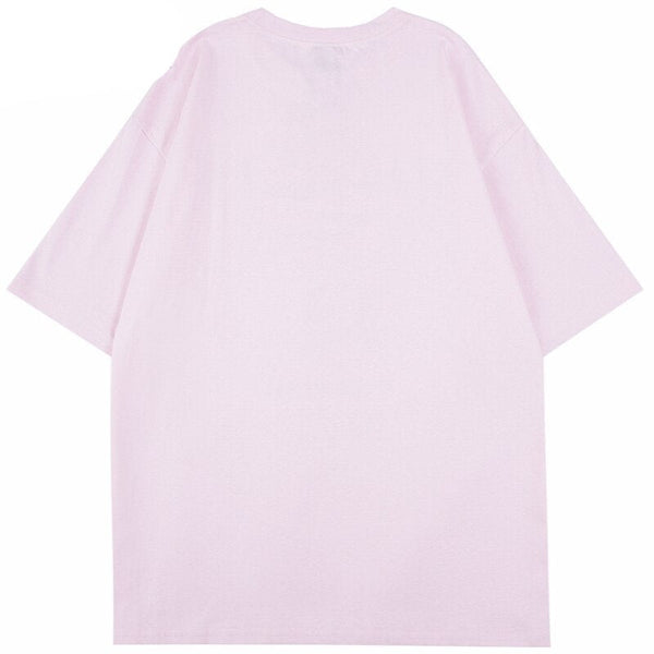 "Strawberry" Graphic Unisex Streetwear Vintage Women Men Y2K T-Shirt