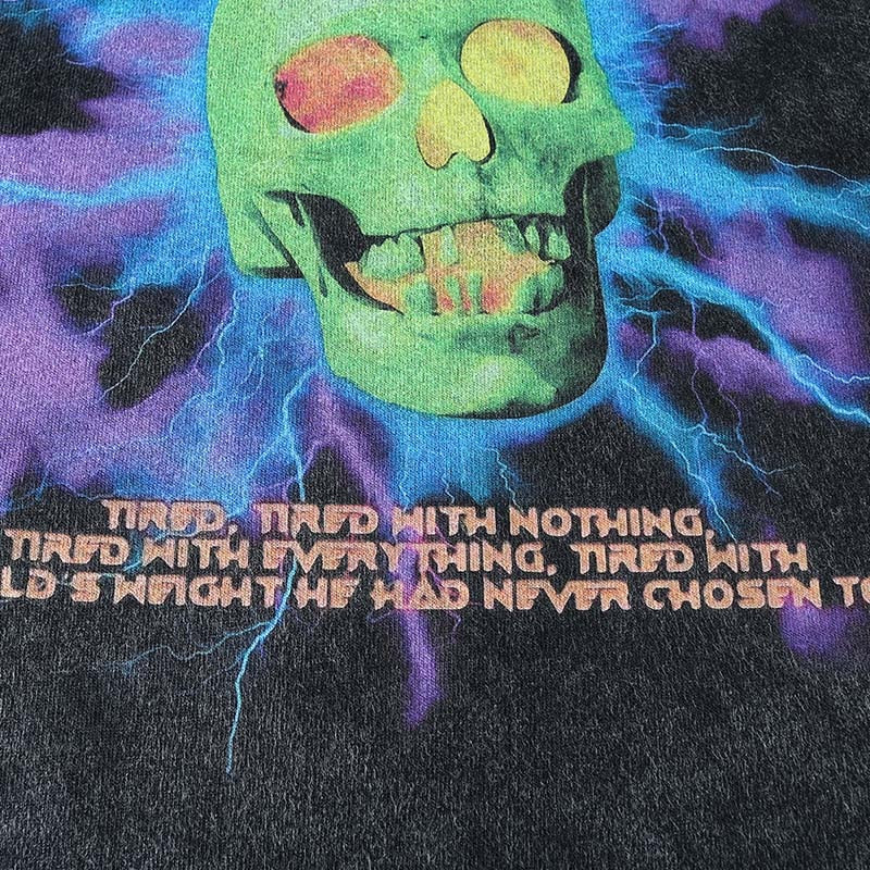 "Anything Nowhere" Graphic Unisex Streetwear Vintage Women Men Y2K T-Shirt