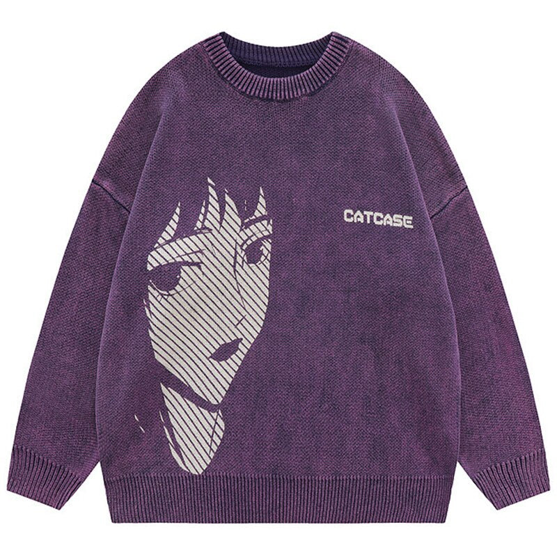 "The Case Then" Graphic Unisex Streetwear Vintage Women Men Y2K Sweater