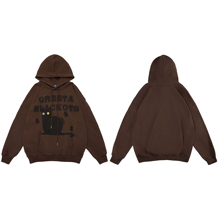 "Red Eyes" Graphic Unisex Streetwear Vintage Women Men Y2K Hoodie