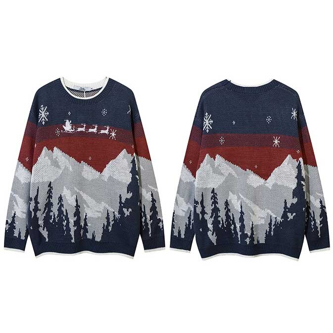"Wonderland" Graphic Unisex Streetwear Vintage Women Men Y2K Sweater