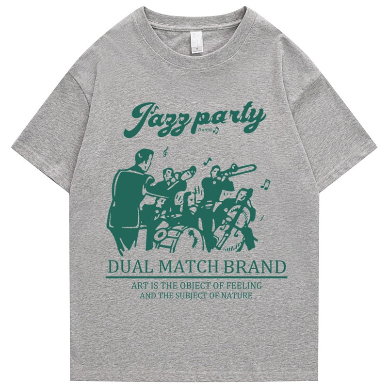 "In The Band" Graphic Unisex Streetwear Vintage Women Men Y2K T-Shirt
