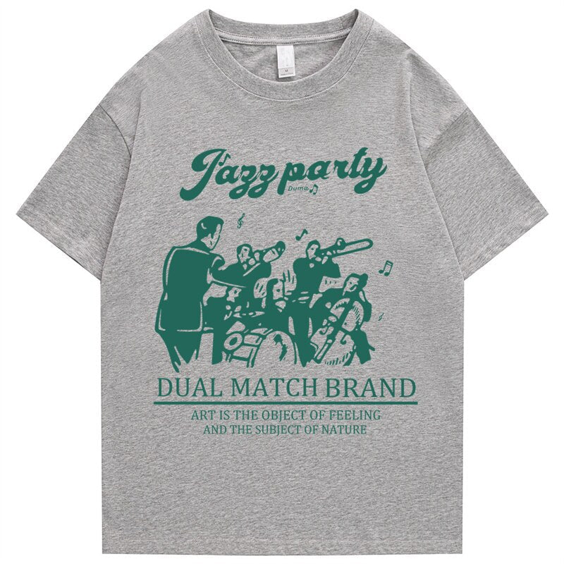 "In The Band" Graphic Unisex Streetwear Vintage Women Men Y2K T-Shirt