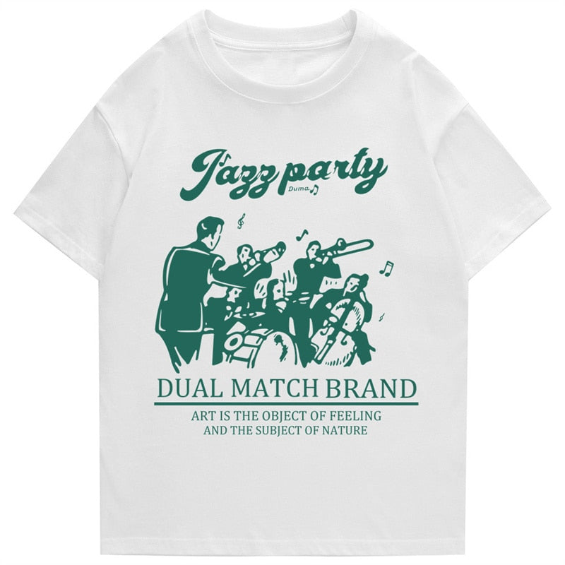 "In The Band" Graphic Unisex Streetwear Vintage Women Men Y2K T-Shirt