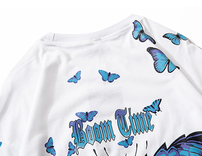 "Fly Higher" Men Women Oversized Graphic T-Shirt