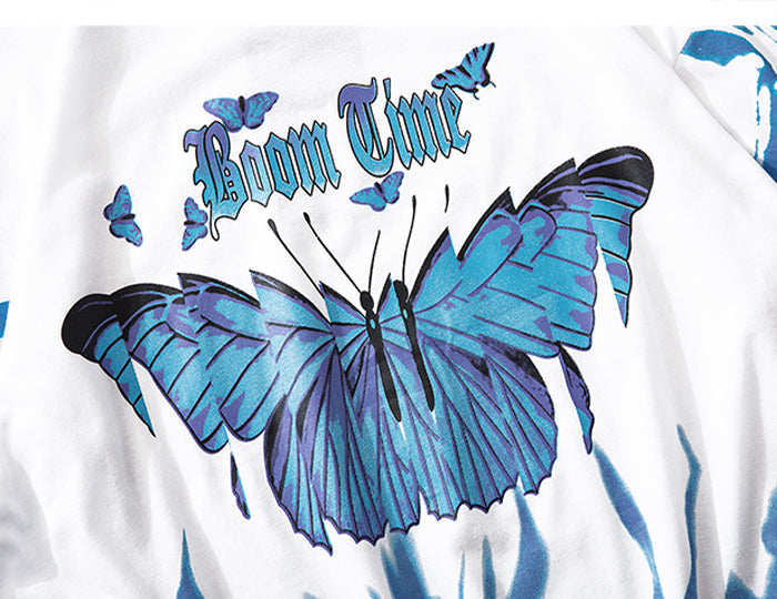 "Fly Higher" Men Women Oversized Graphic T-Shirt