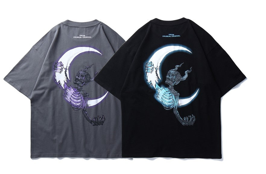 "Waves" Graphic Unisex Streetwear Vintage Women Men Y2K T-Shirt