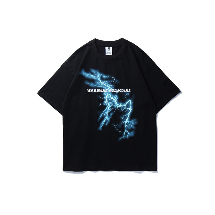 "Waves" Graphic Unisex Streetwear Vintage Women Men Y2K T-Shirt