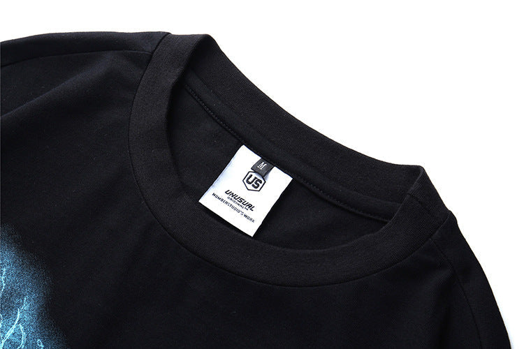 "Waves" Graphic Unisex Streetwear Vintage Women Men Y2K T-Shirt
