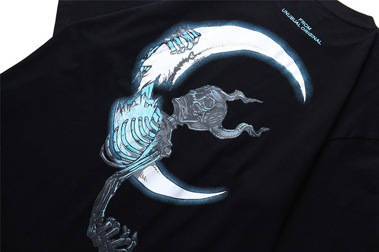 "Waves" Graphic Unisex Streetwear Vintage Women Men Y2K T-Shirt