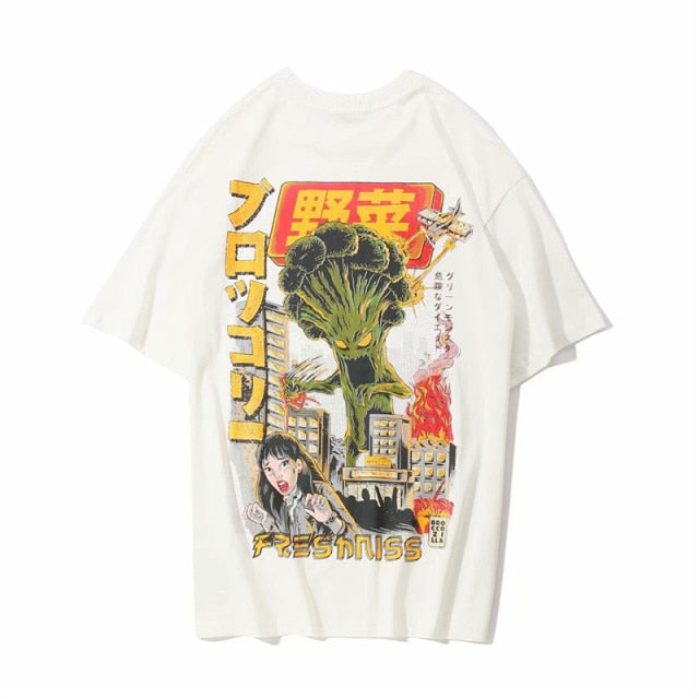 "Attack" Unisex Men Women Graphic Streetwear T-Shirt