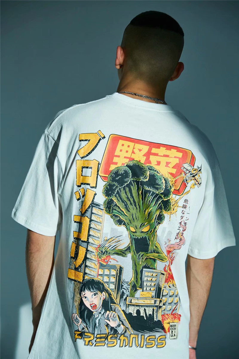 "Attack" Unisex Men Women Graphic Streetwear T-Shirt