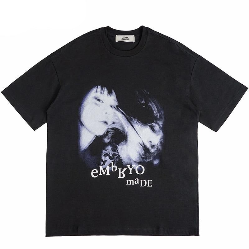 "Two of Us" Graphic Unisex Streetwear Vintage Women Men Y2K T-Shirt