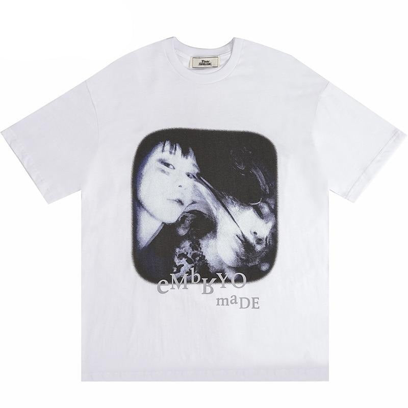 "Two of Us" Graphic Unisex Streetwear Vintage Women Men Y2K T-Shirt