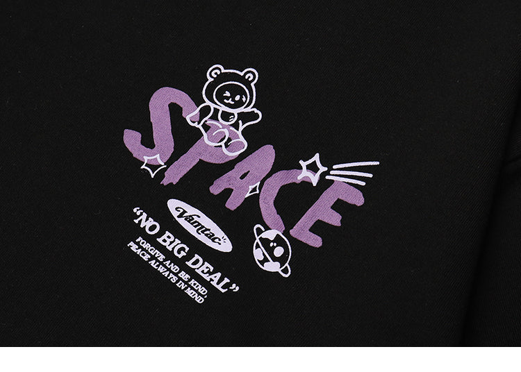 "Spaceman" Graphic Unisex Streetwear Vintage Women Men Y2K T-Shirt