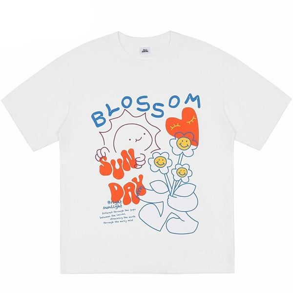 "Blossom" Unisex Men Women Streetwear Graphic T-Shirt