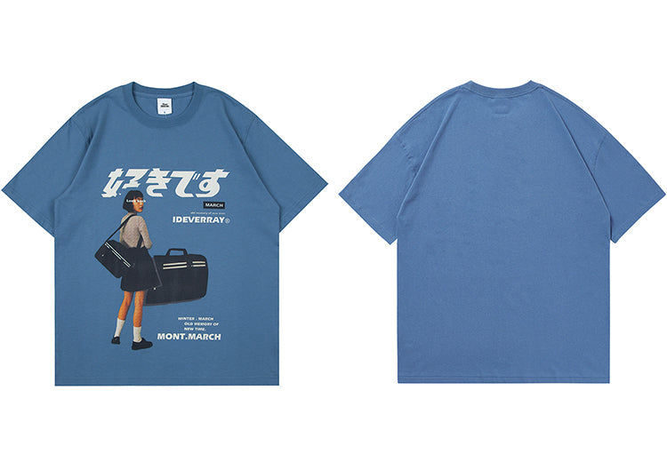 "Tokyo Drift" Graphic Unisex Streetwear Vintage Women Men Y2K T-Shirt