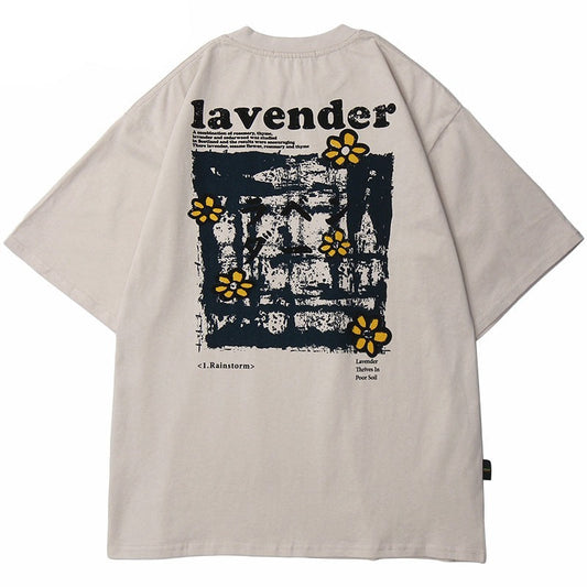 "Garden" Graphic Unisex Streetwear Women Men Y2K T-Shirt