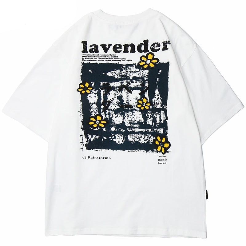 "Garden" Graphic Unisex Streetwear Women Men Y2K T-Shirt