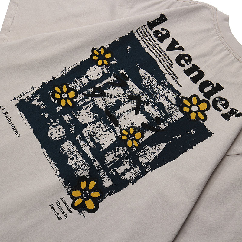 "Garden" Graphic Unisex Streetwear Women Men Y2K T-Shirt