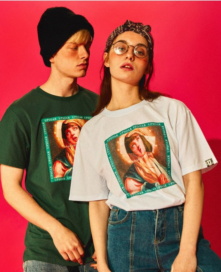 "Boxed In" Graphic Unisex Streetwear Vintage Women Men Y2K T-Shirt